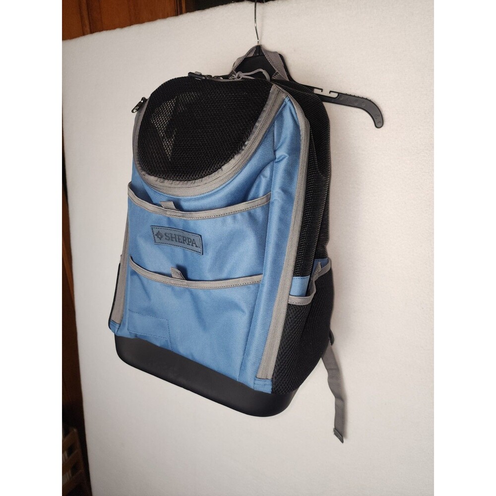 Sherpa Blue Pet Carrier Backpack - Comfortable Travel Dog Carrier